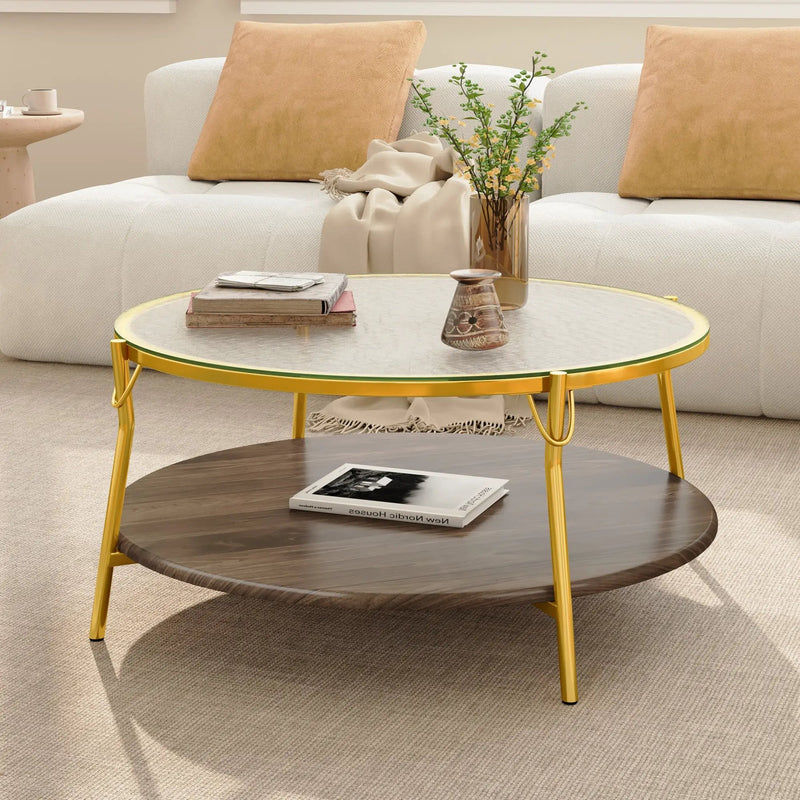 Modern Round Coffee Table by HouseOfZazla