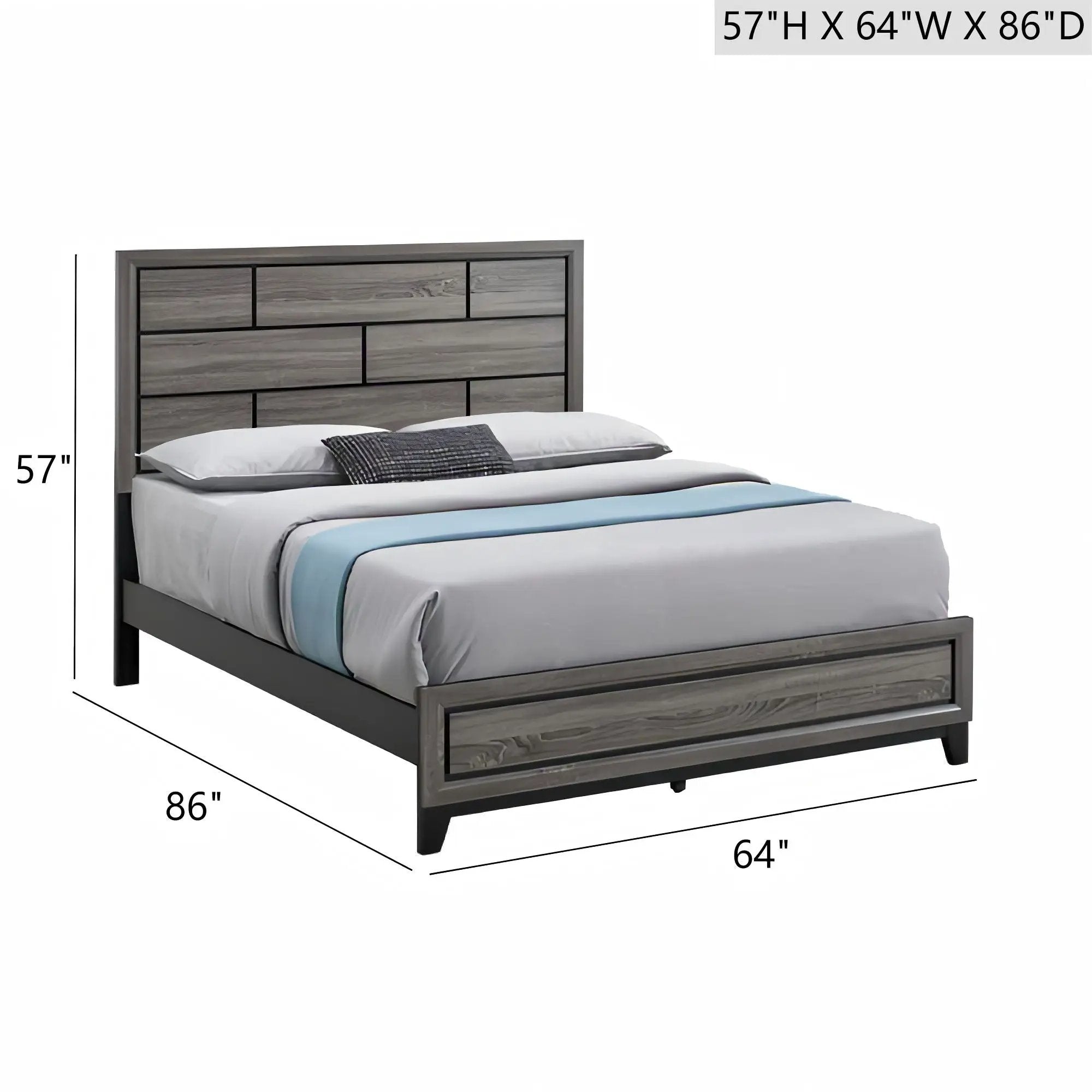 Glasgow - Bed Frame With Durable Construction by HouseOfZazla