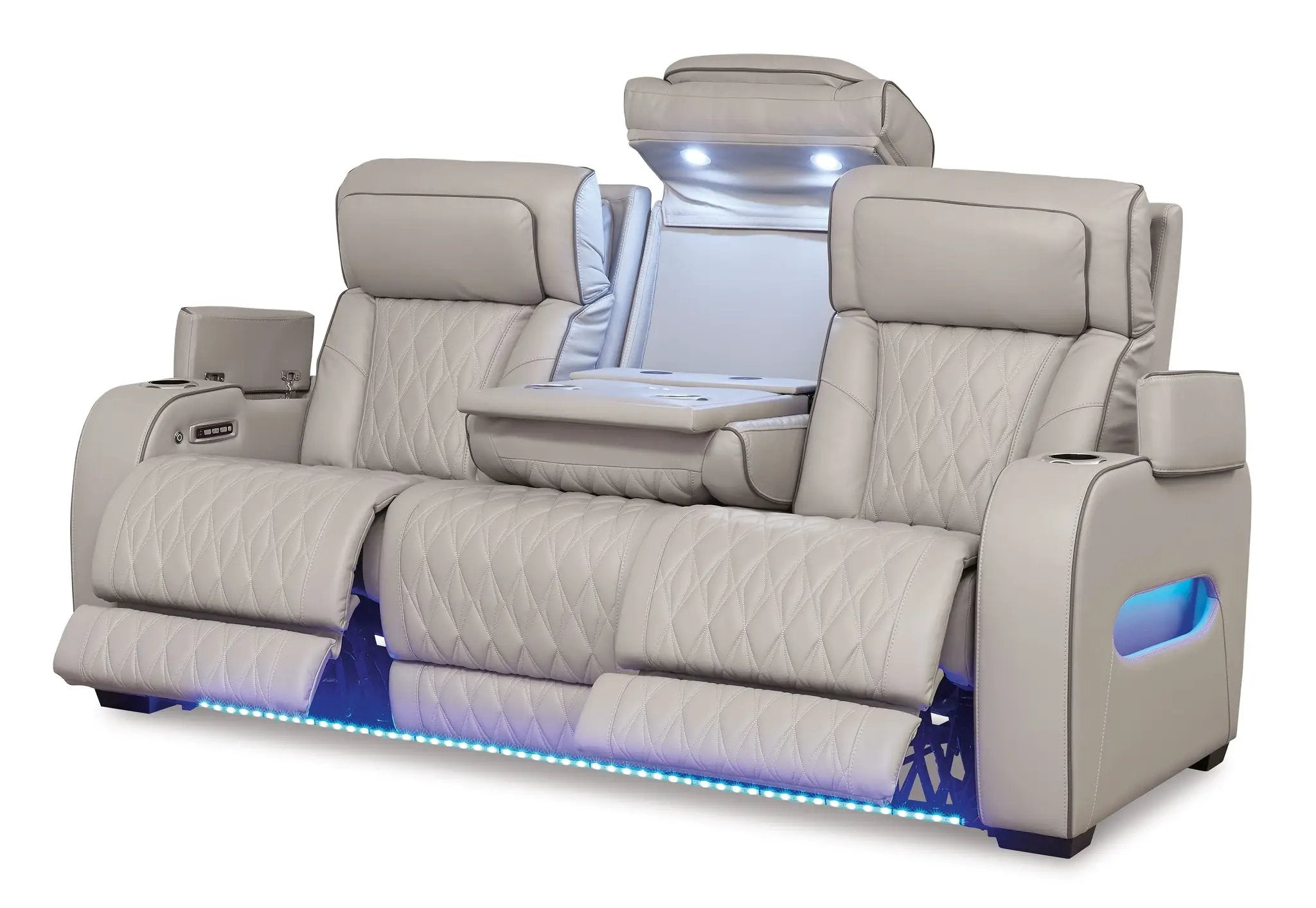 Boyington - Power Reclining Sofa With Adj Headrest by Unique Piece Furniture