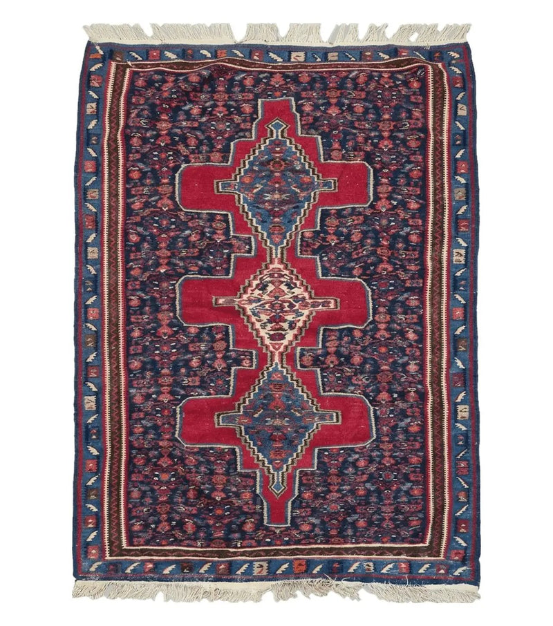 4' X 5' Antique Handmade Turkish Wool Kilim Flat weave Rug Blanket Tribal by Jewel Rugs