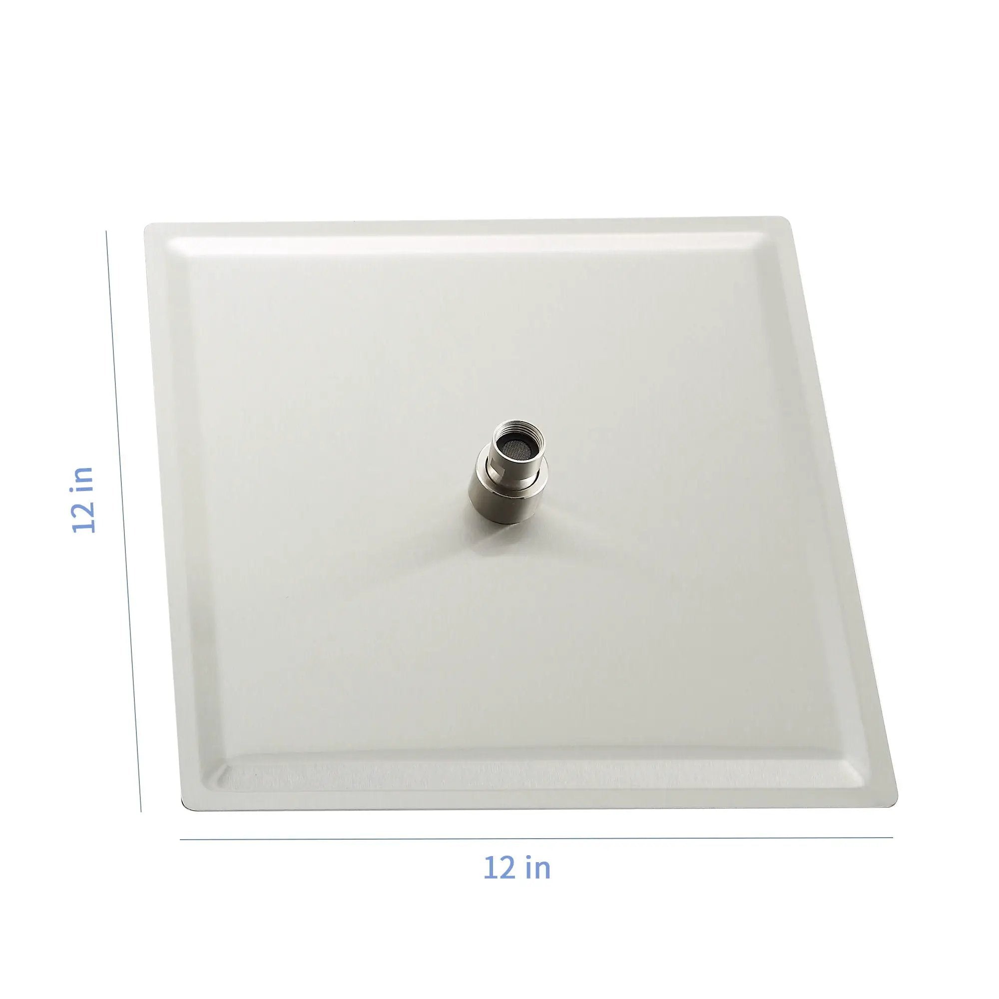 Ultra Thin Square Rainfall Shower Head Stainless Steel, Wall Or Ceiling Mount by HouseOfZazla