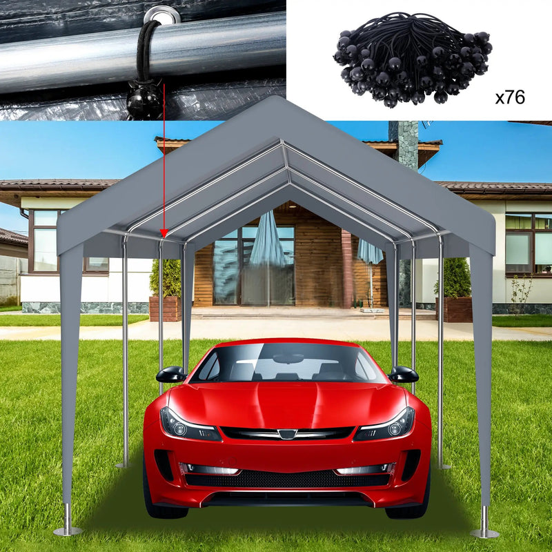 12x20ft Carport Replacement Canopy Cover by HouseOfZazla