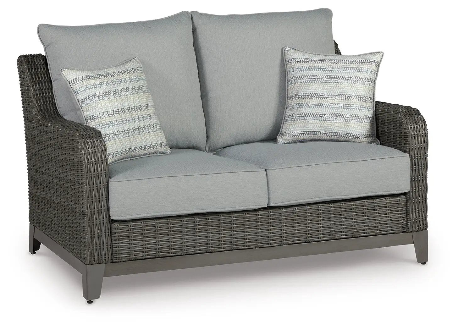 Elite Park - Loveseat w/Cushion - Gray by Unique Piece Furniture