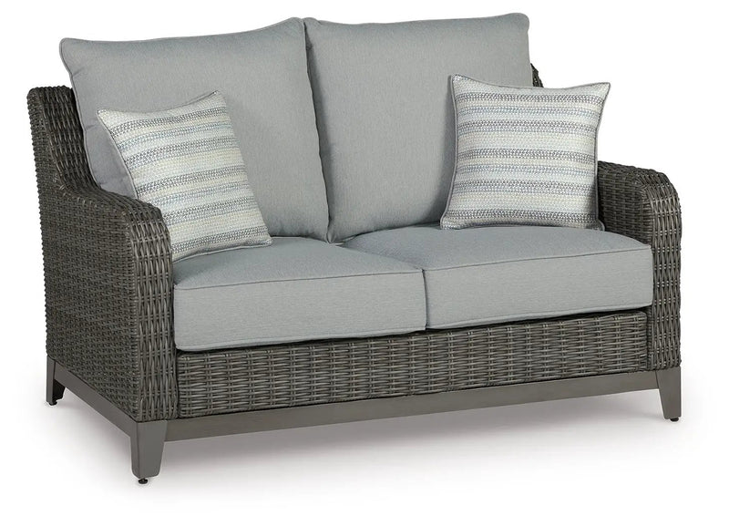 Elite Park - Loveseat w/Cushion - Gray by Unique Piece Furniture