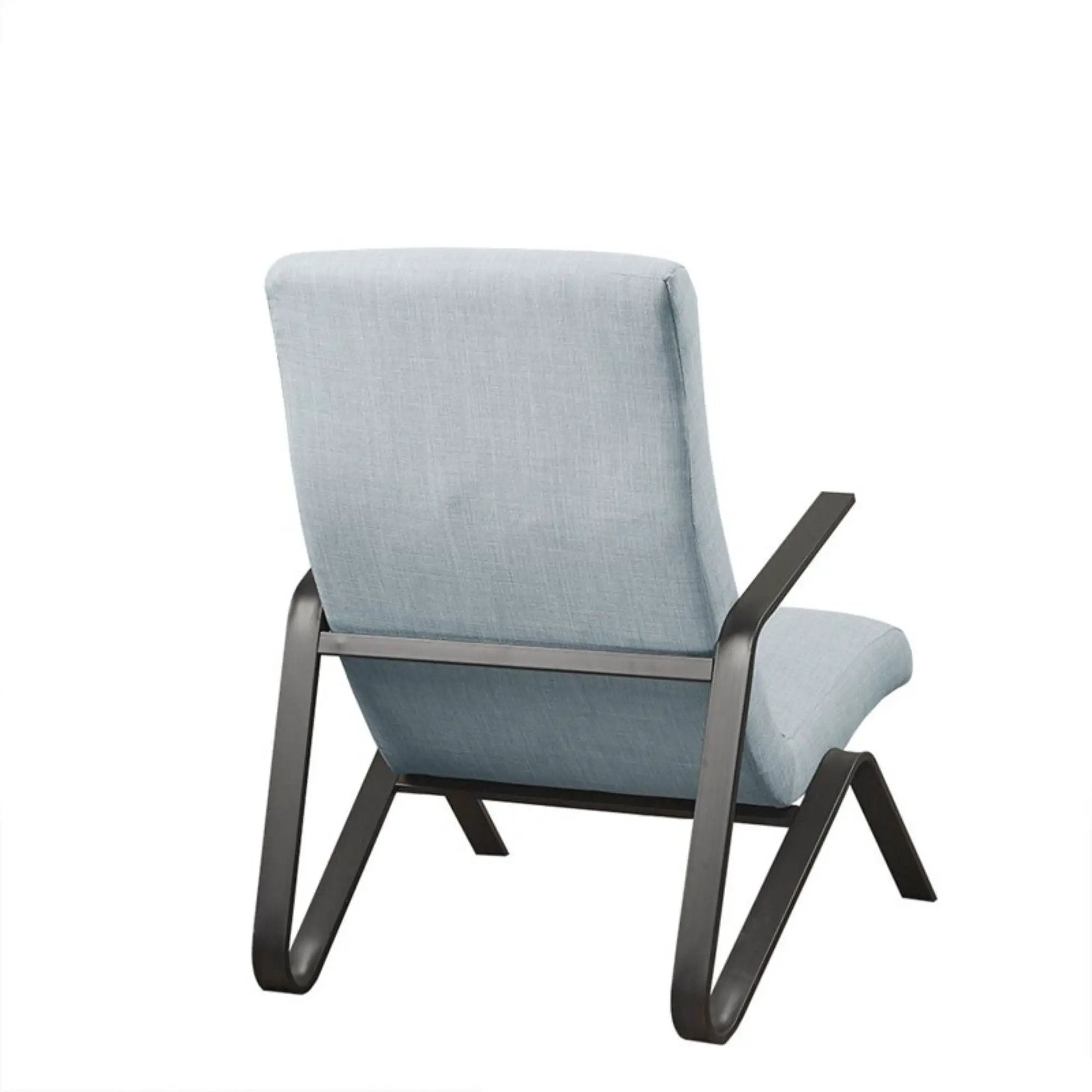 Manhattan - Accent Chair With High Back Support - Light Blue by HouseOfZazla