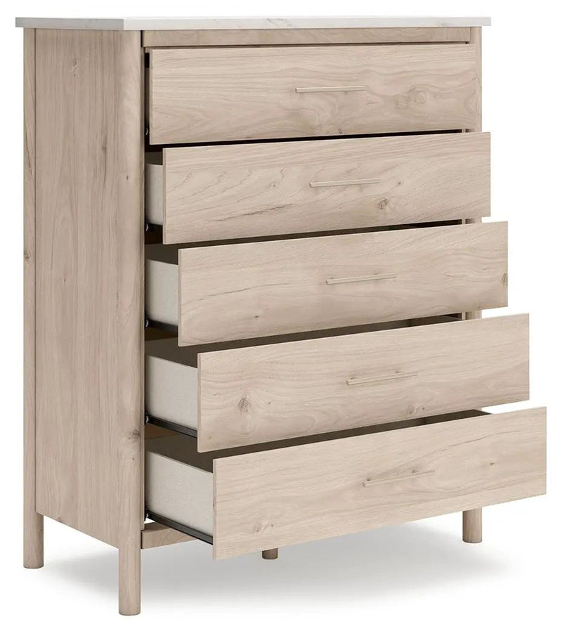 Cadmori - Five Drawer Wide Chest by Unique Piece Furniture
