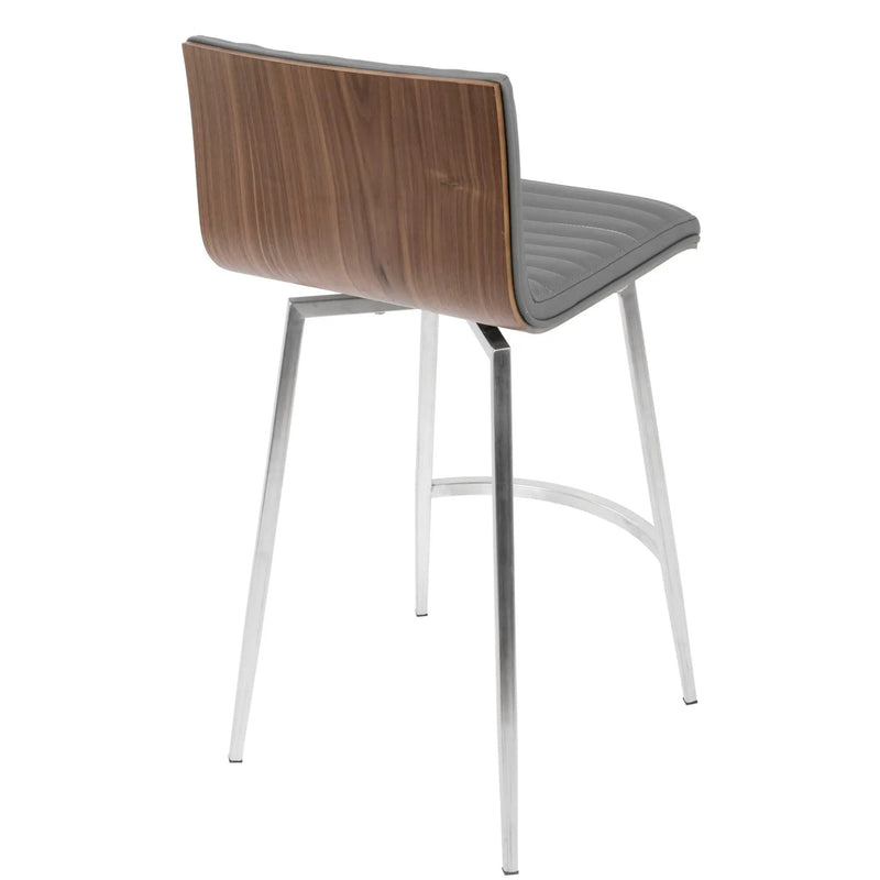 Mason - Contemporary Swivel Counter Stool (Set of 2) by HouseOfZazla