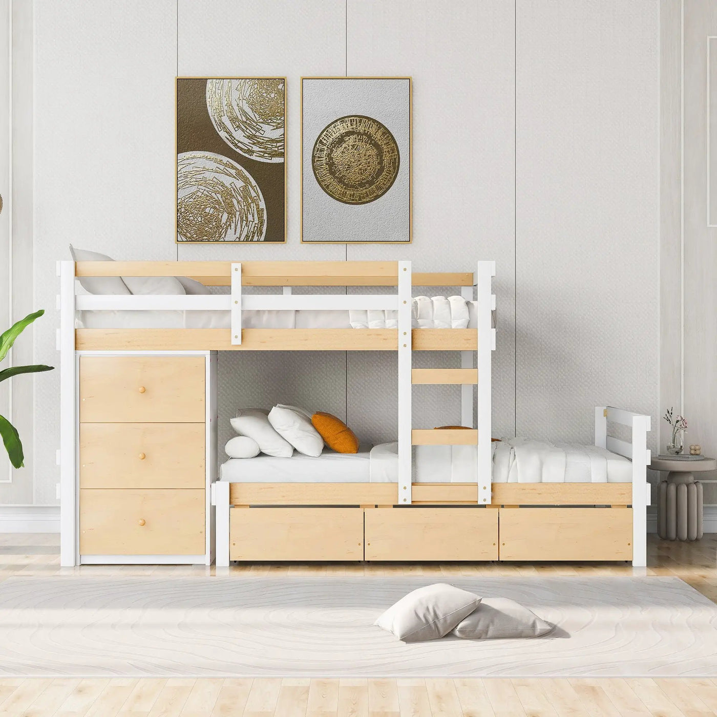 Loft Bunk Bed With Drawers And Ladder by HouseOfZazla