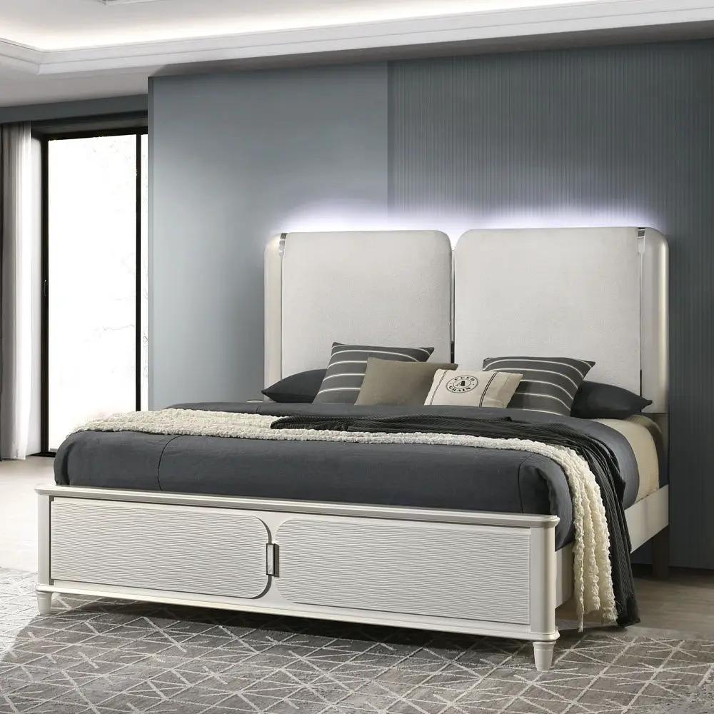 Laveda - Queen Bed With LED by Unique Piece Furniture