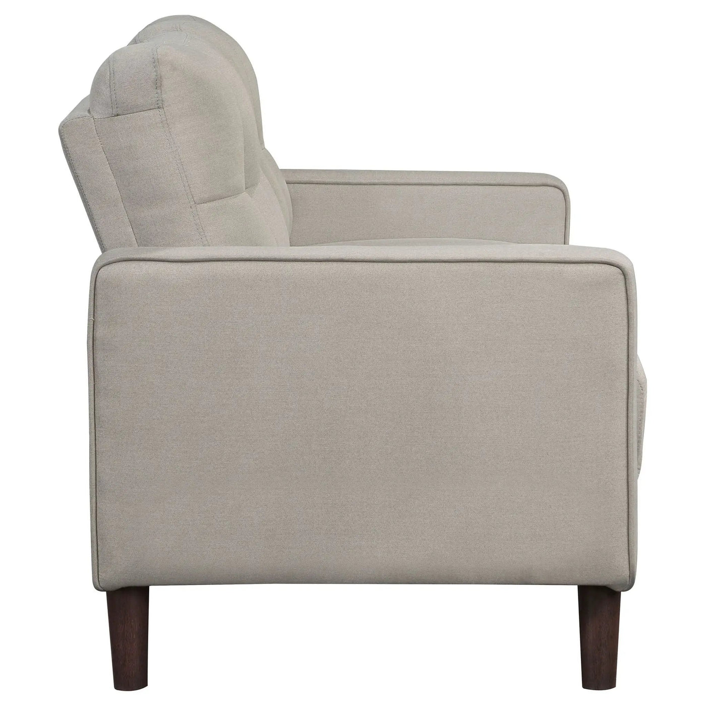 Harvey - Tufted Loveseat With Track Arm Design by HouseOfZazla