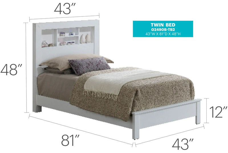 Bed With Transitional Design Stylish by Unique Piece Furniture