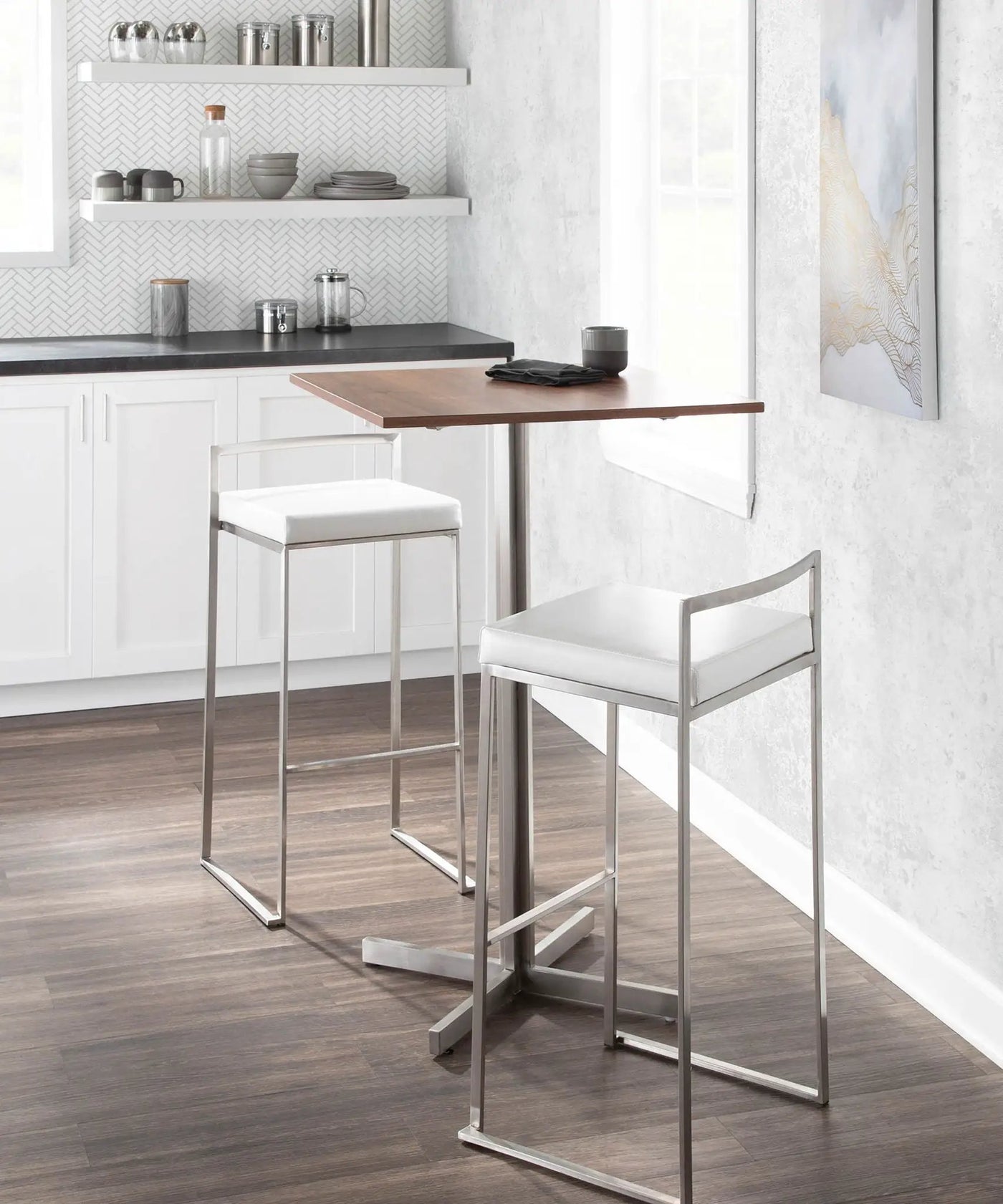 Fuji - Contemporary Stackable Design Barstool by HouseOfZazla