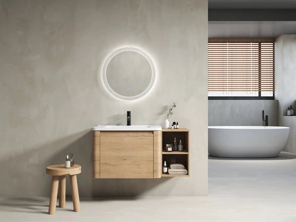 40'' Wall-Mounted Bathroom Vanity, photo 2 of 10