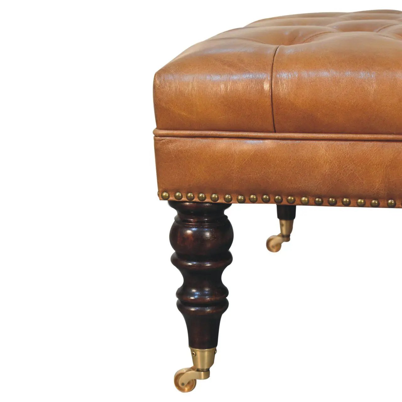 Buffalo - Ottoman With Castor Legs by HouseOfZazla