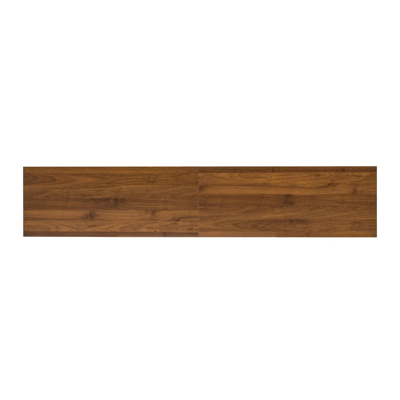 78" TV Stand For TVs Up To 85" Entertainment Center With Deep Drawers & Cable Management, Soft Closing Hinges - Walnut by HouseOfZazla