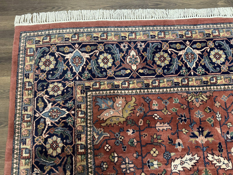 Indo Persian Heriz Rug 10x15, Allover Pattern, Large Wool Handmade Rug by Jewel Rugs