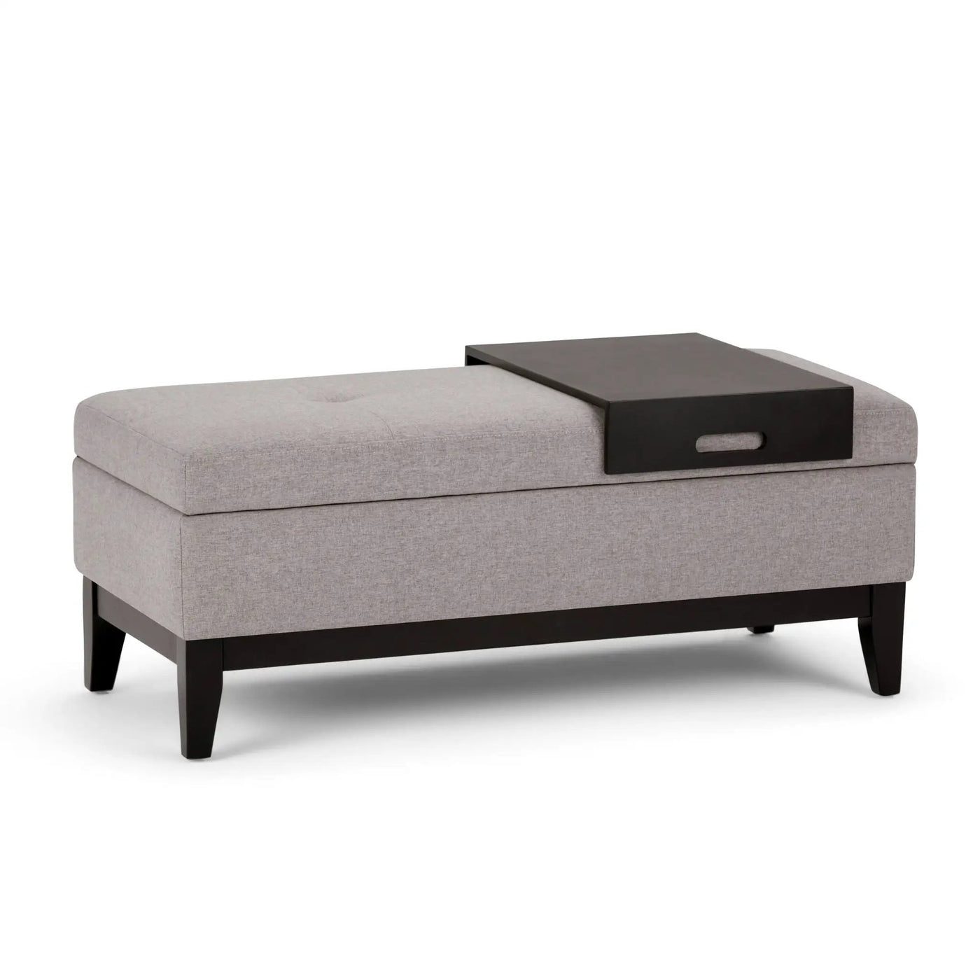 Oregon - Contemporary Storage Ottoman Bench With Tray by Unique Piece Furniture
