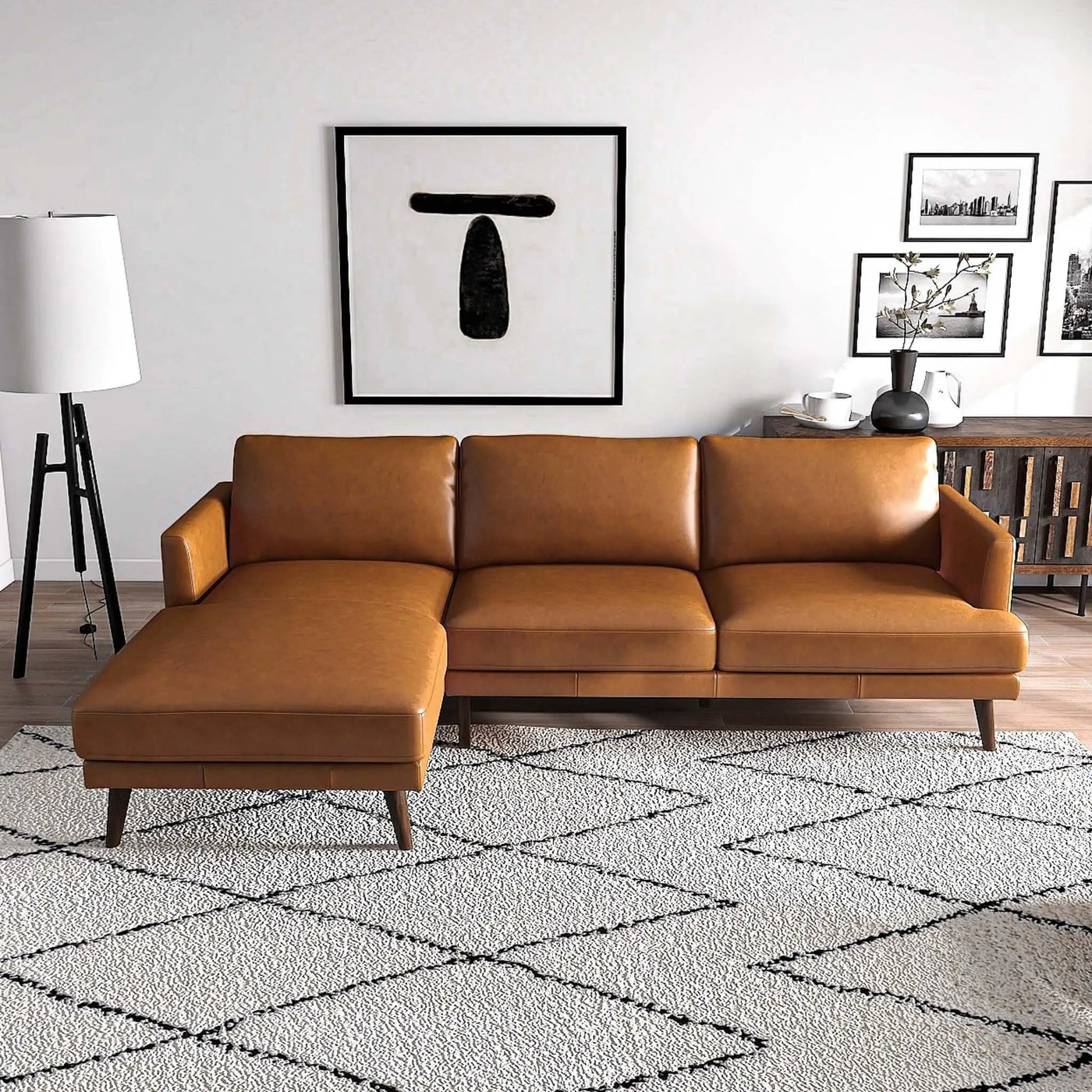Lore - High Quality L-Shaped Sectional by Unique Piece Furniture
