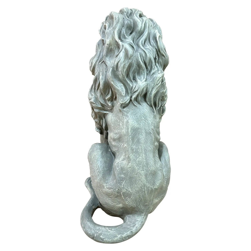 Magnesium Oxide Sitting Lion Statue by HouseOfZazla