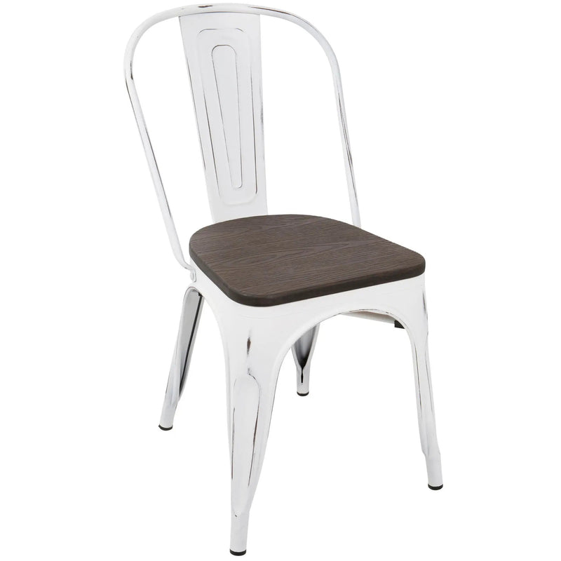 Oregon - IndustrialFarmhouse Stackable Dining Chair (Set of 2) by Unique Piece Furniture