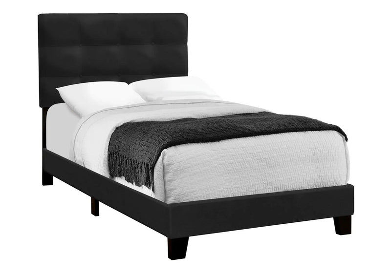 Transitional Upholstered Bed Frame by HouseOfZazla