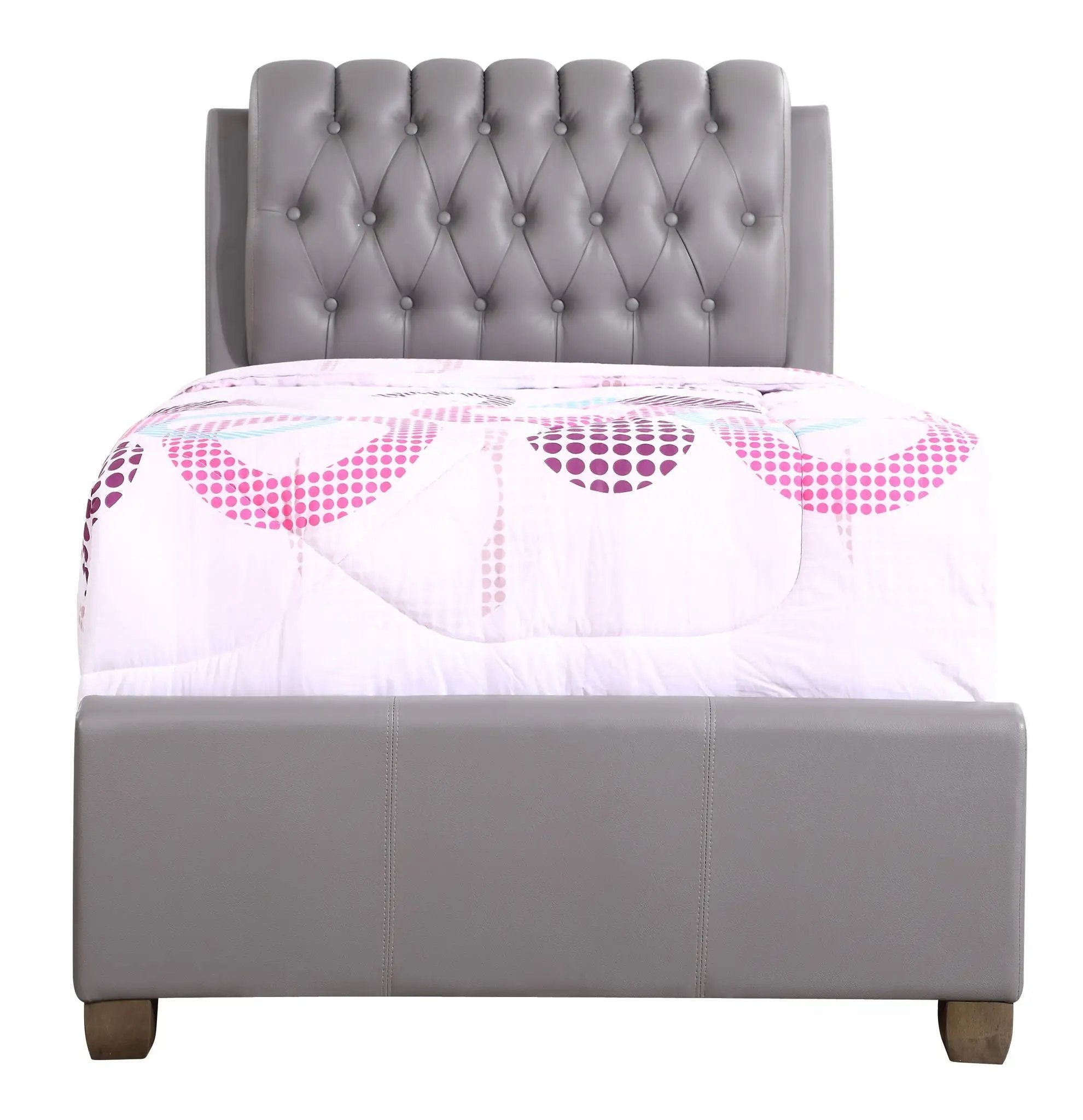 Tufted Upholstered Bed by Unique Piece Furniture