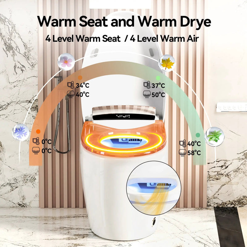 Smart Toilets with Heated Bidet Seat by HouseOfZazla
