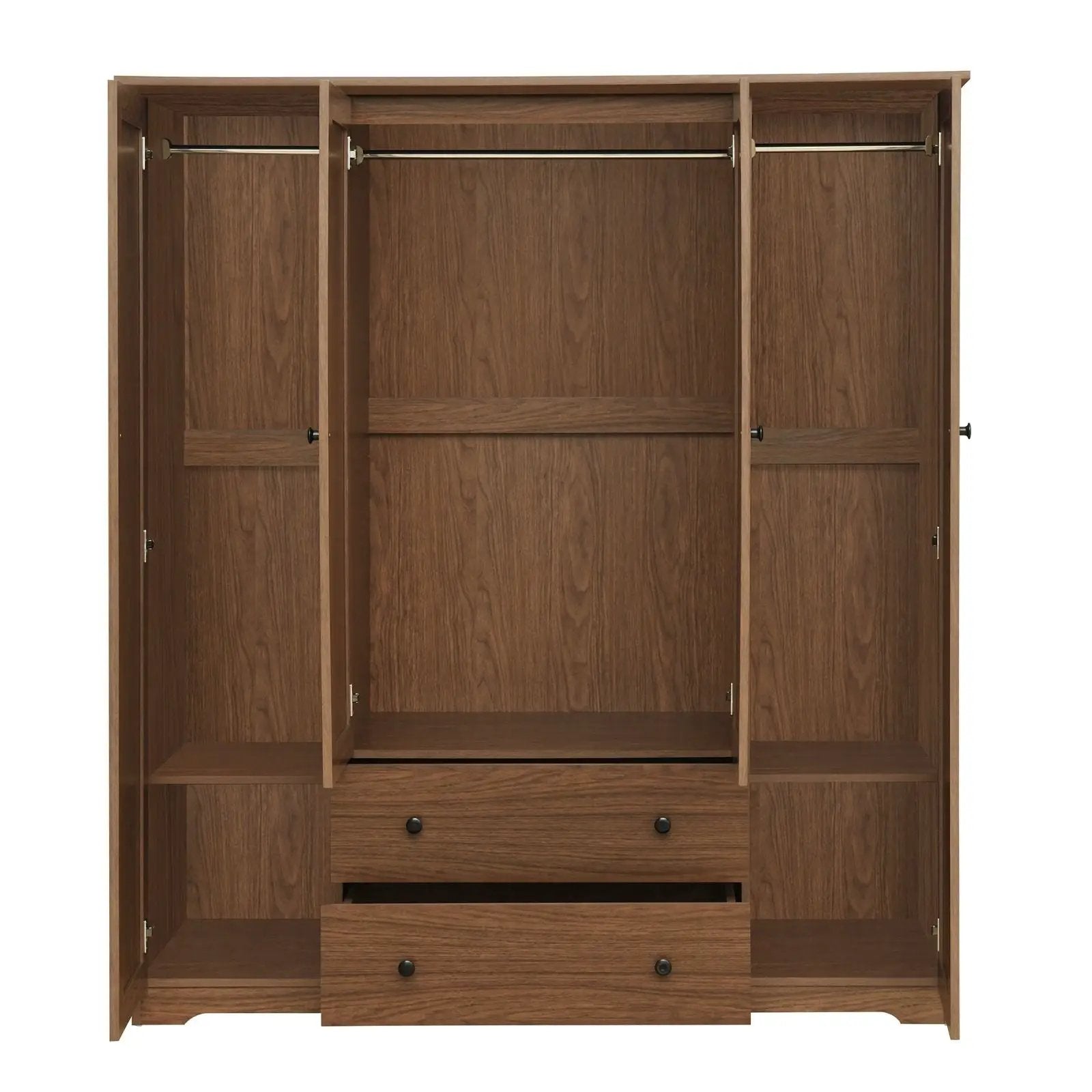4 Door Wardrobe Armoire With 2 Drawers by HouseOfZazla