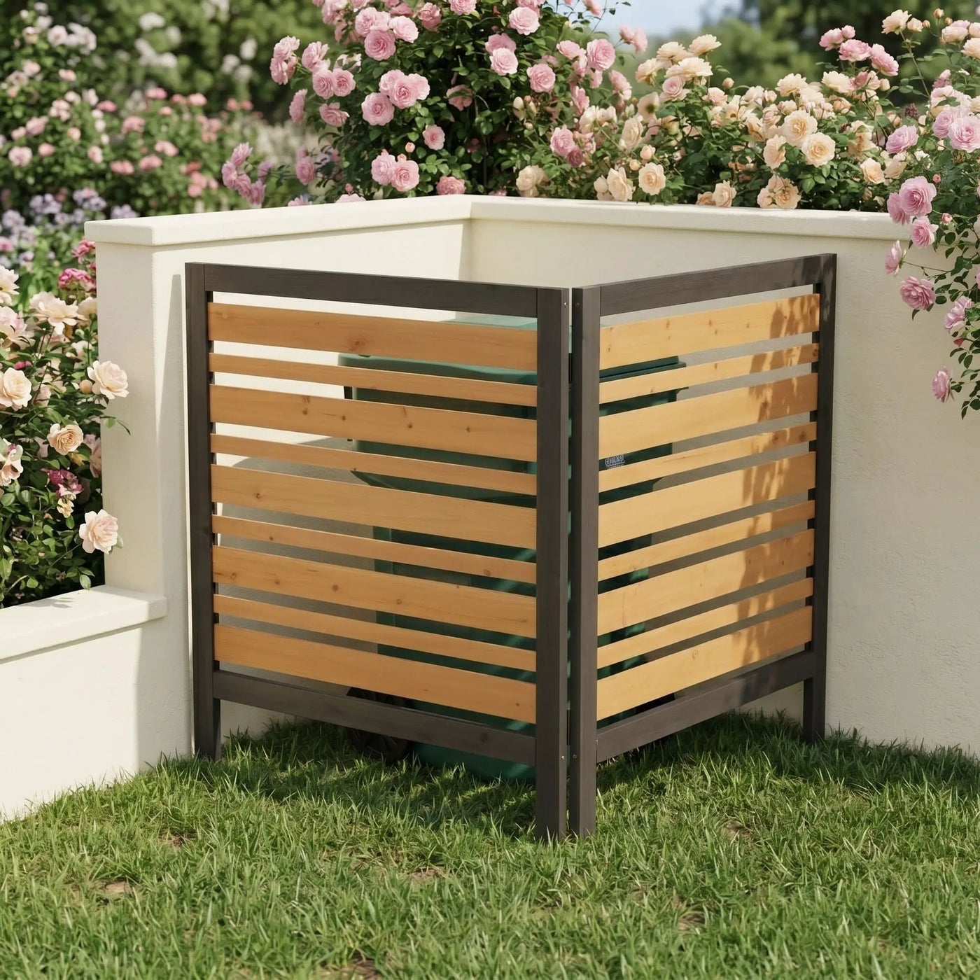Outdoor Air Conditioner Fence Screen by HouseOfZazla