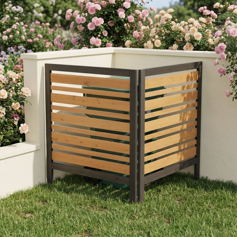 Outdoor Air Conditioner Fence Screen by HouseOfZazla
