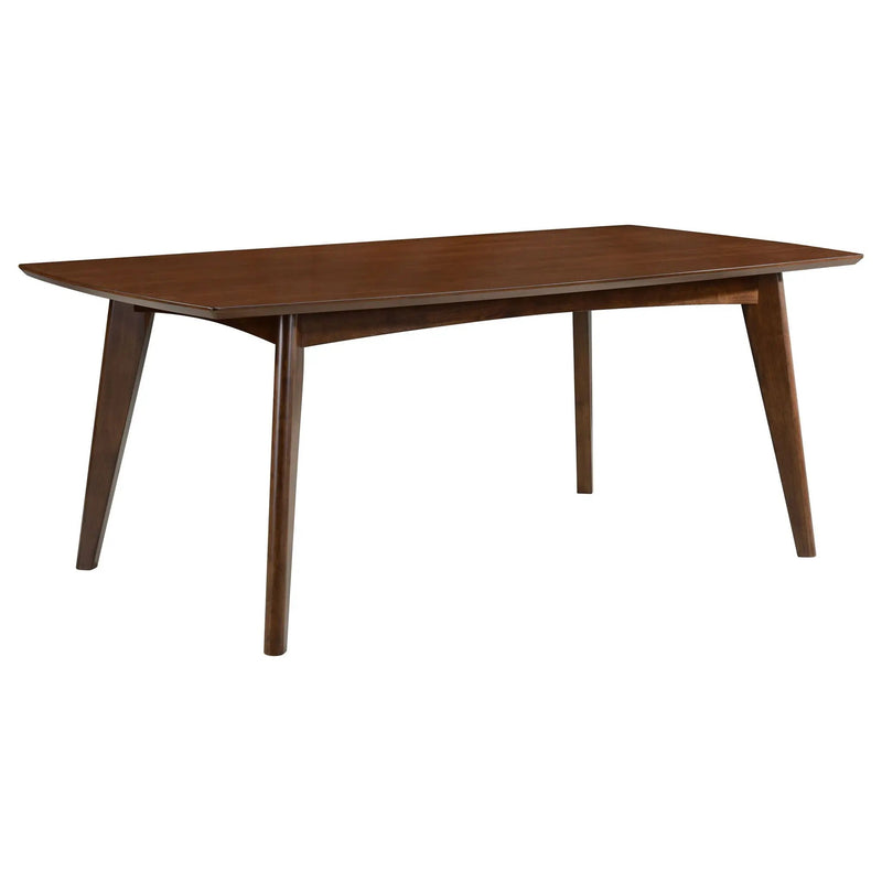 Malone 5-piece Rectangular Dining Table Set Dark Walnut by Unique Piece Furniture