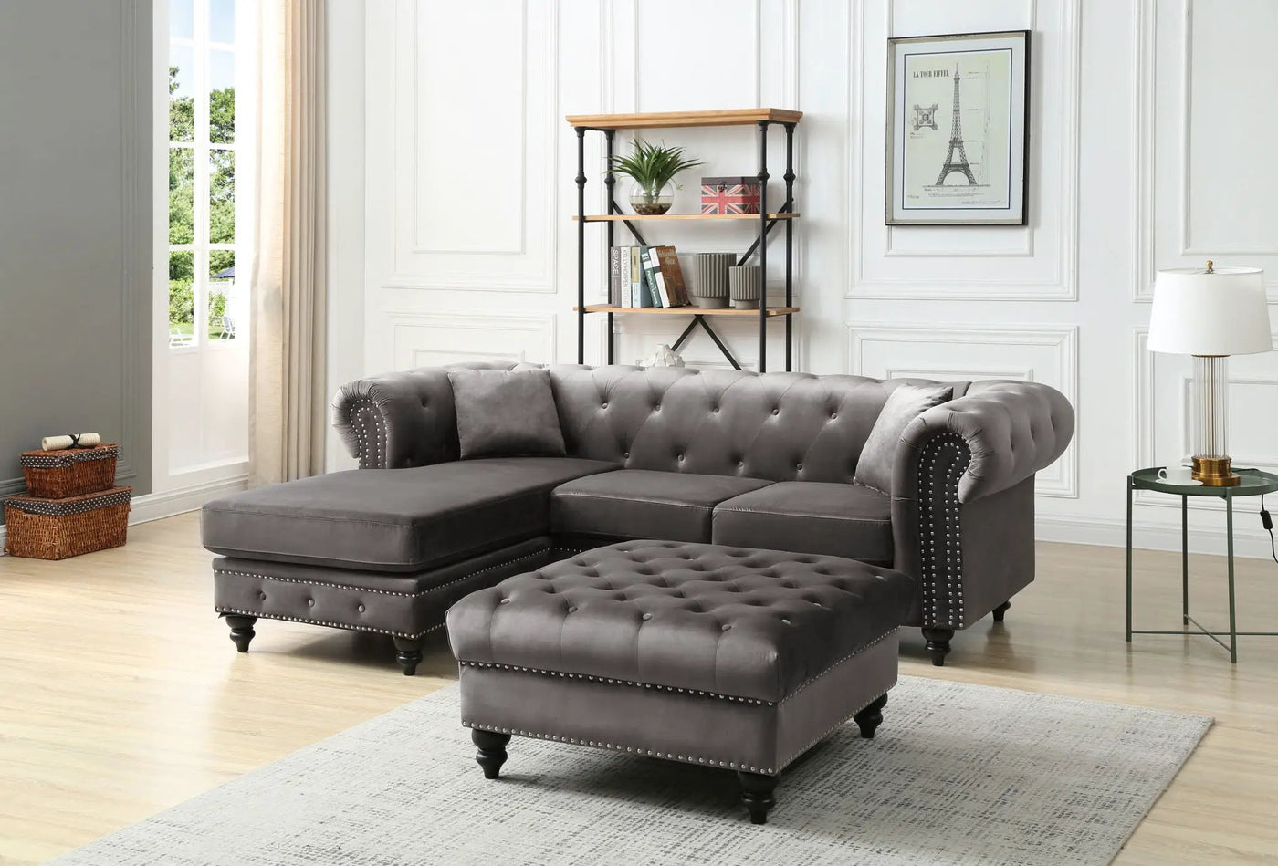 Nola - Luxurious Design Sofa Chaise by HouseOfZazla