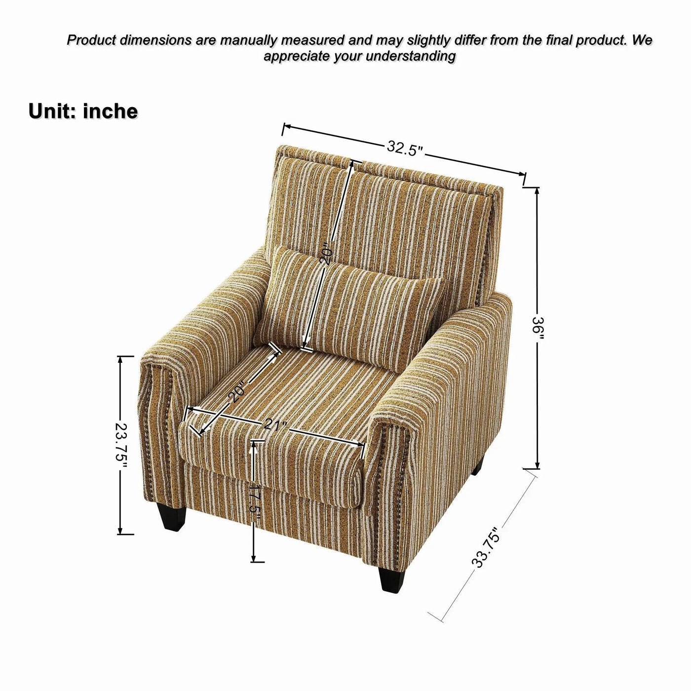 Comfy Armchair For Living Room by HouseOfZazla