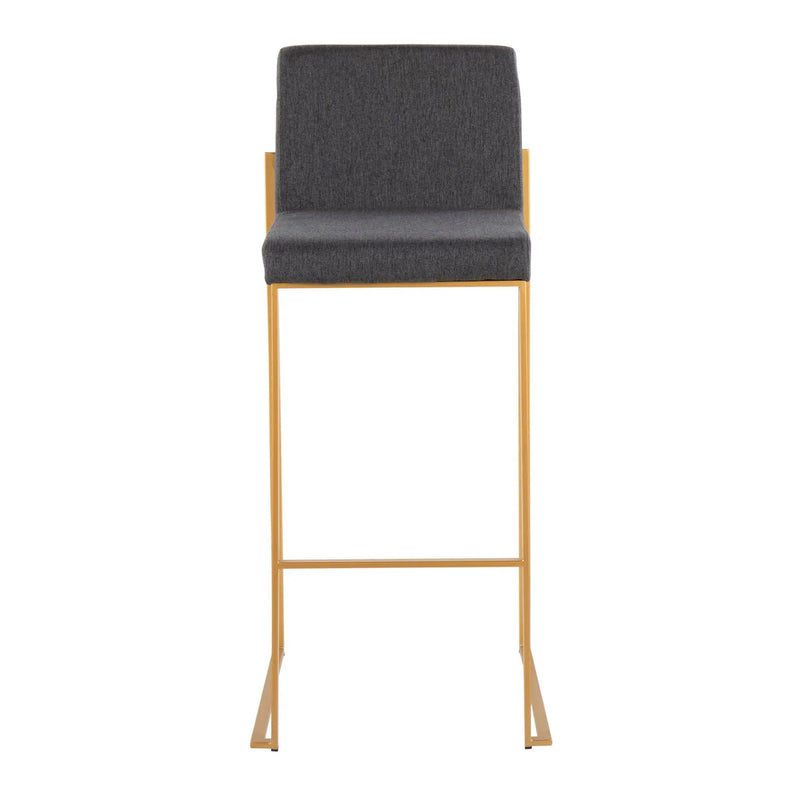 Fuji - Contemporary Design High Back Barstool by Unique Piece Furniture