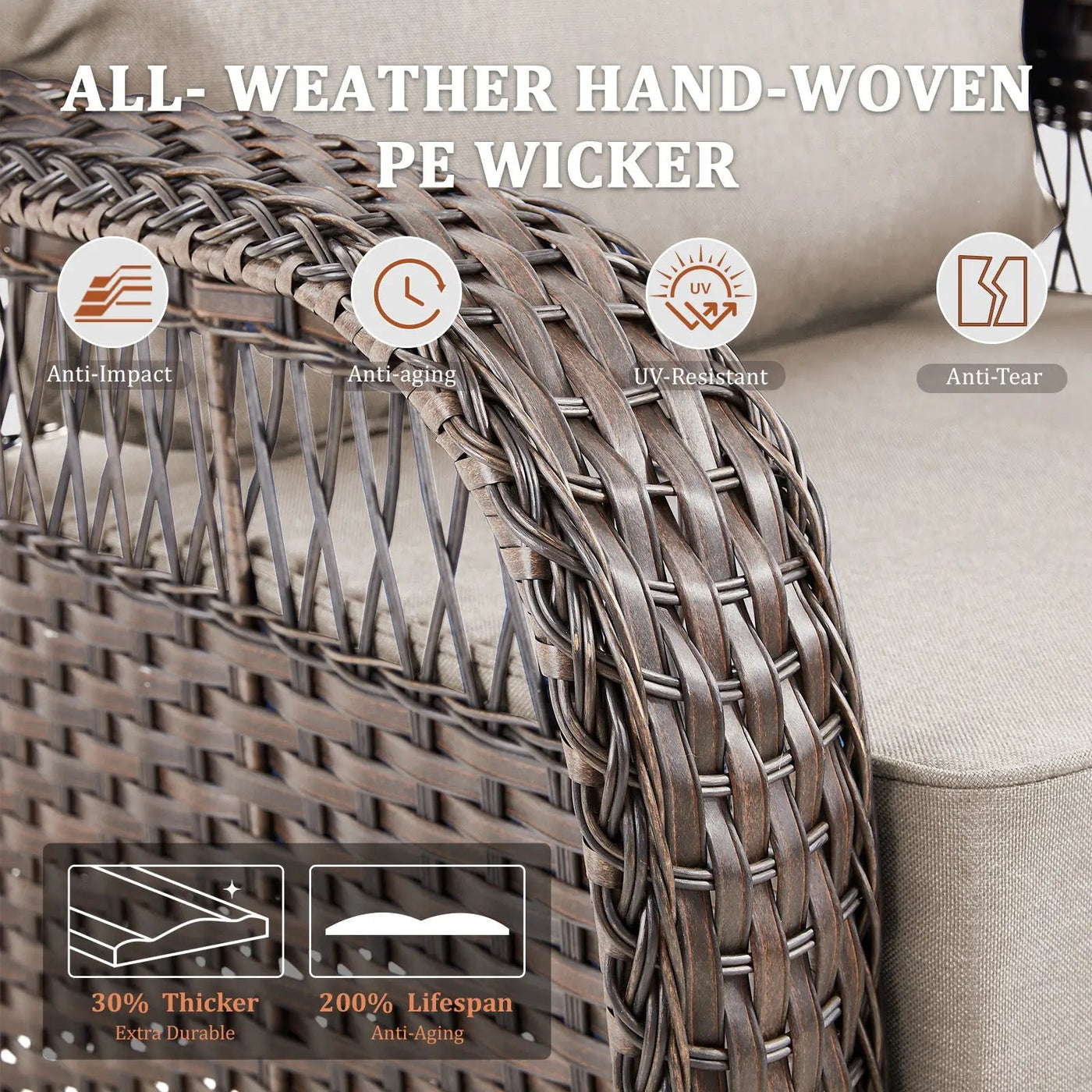 Outdoor Glider Chairs Set of 2 by HouseOfZazla