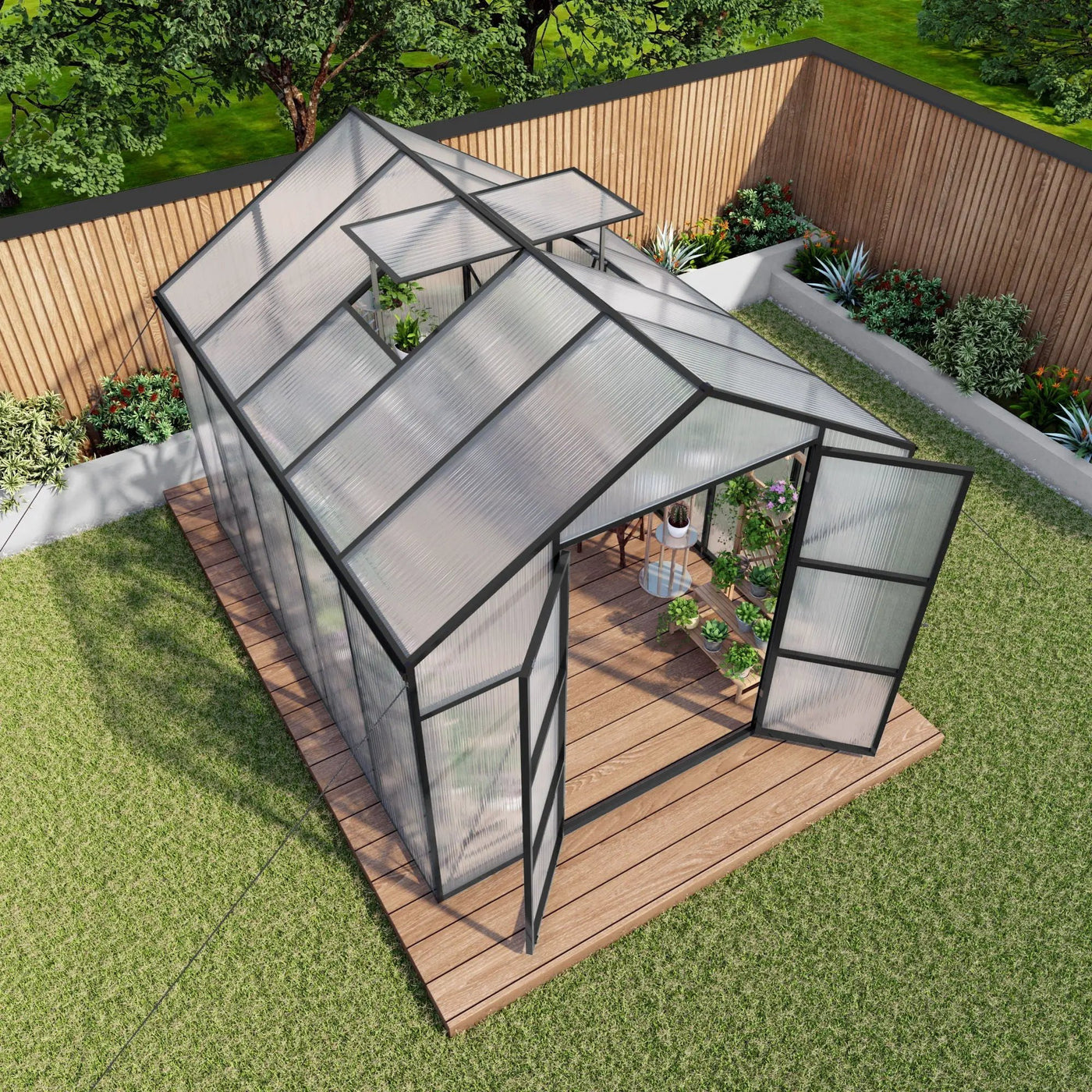 Gain Height Windproof All Season Outdoor Garden Shelter by HouseOfZazla
