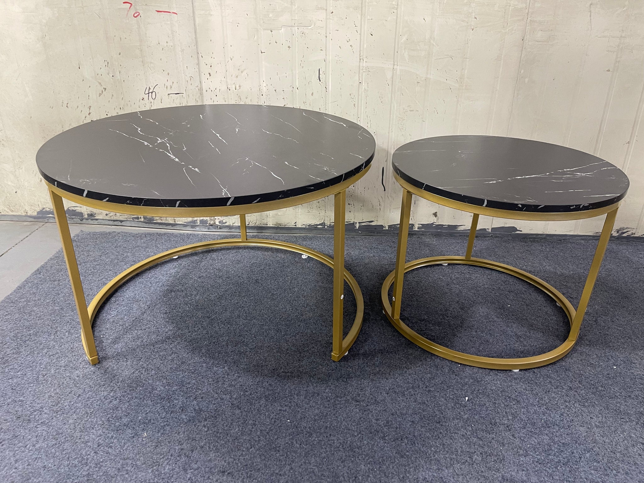27.6in Nesting Coffee Table Set of 2 by HouseOfZazla