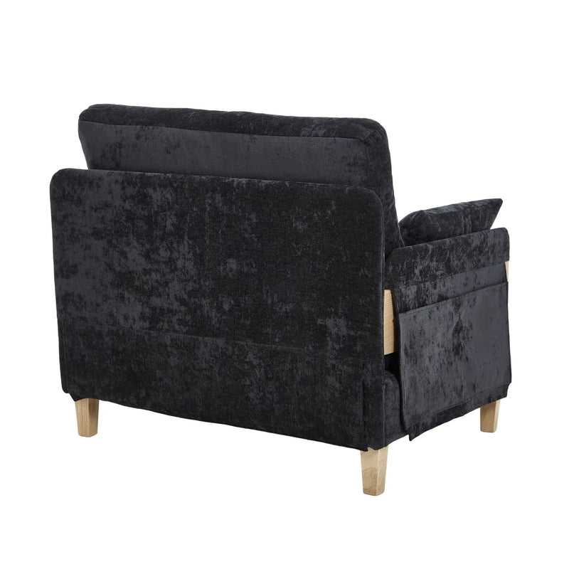 Mid Century Modern Foldable Sofa Bed, 3 In 1 Convertible Sleeper With 3 Pillows by HouseOfZazla