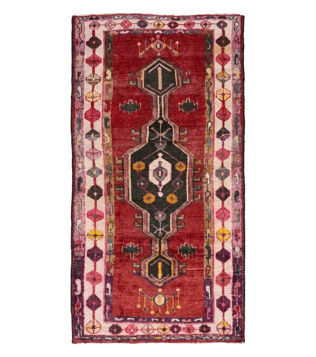 4' X 8' Antique Handmade Turkish Caucasian Kazak Design Wool Rug Veg Dyes Nice by Jewel Rugs