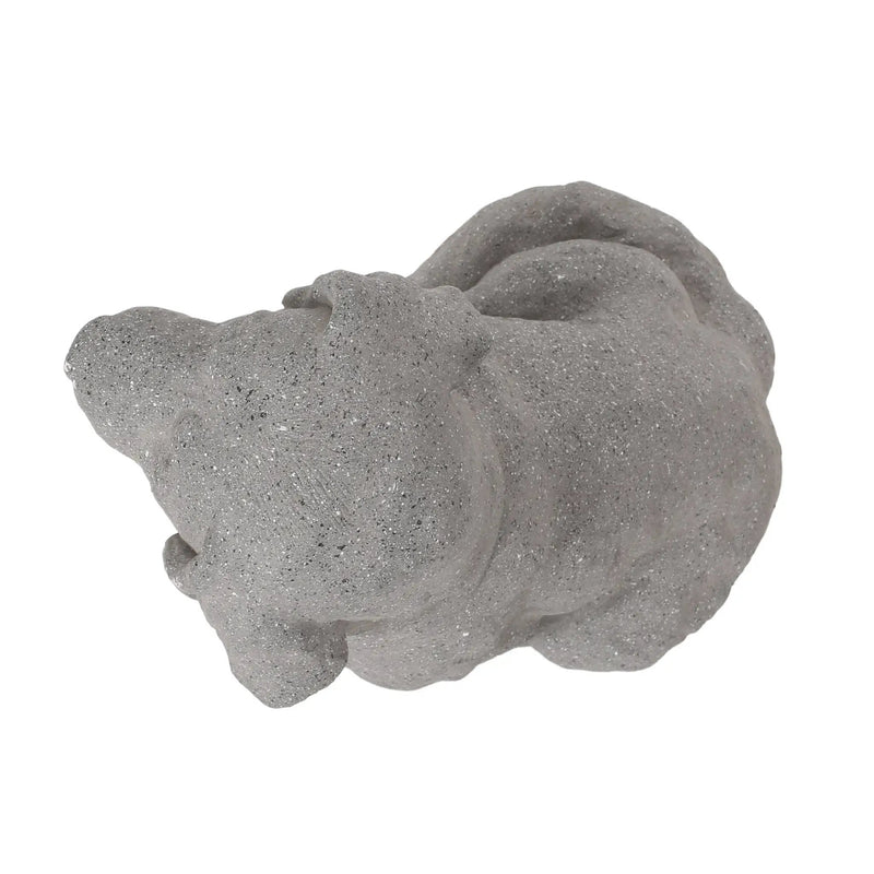 MGO Dog Statue, Outdoor Stone Gray by HouseOfZazla