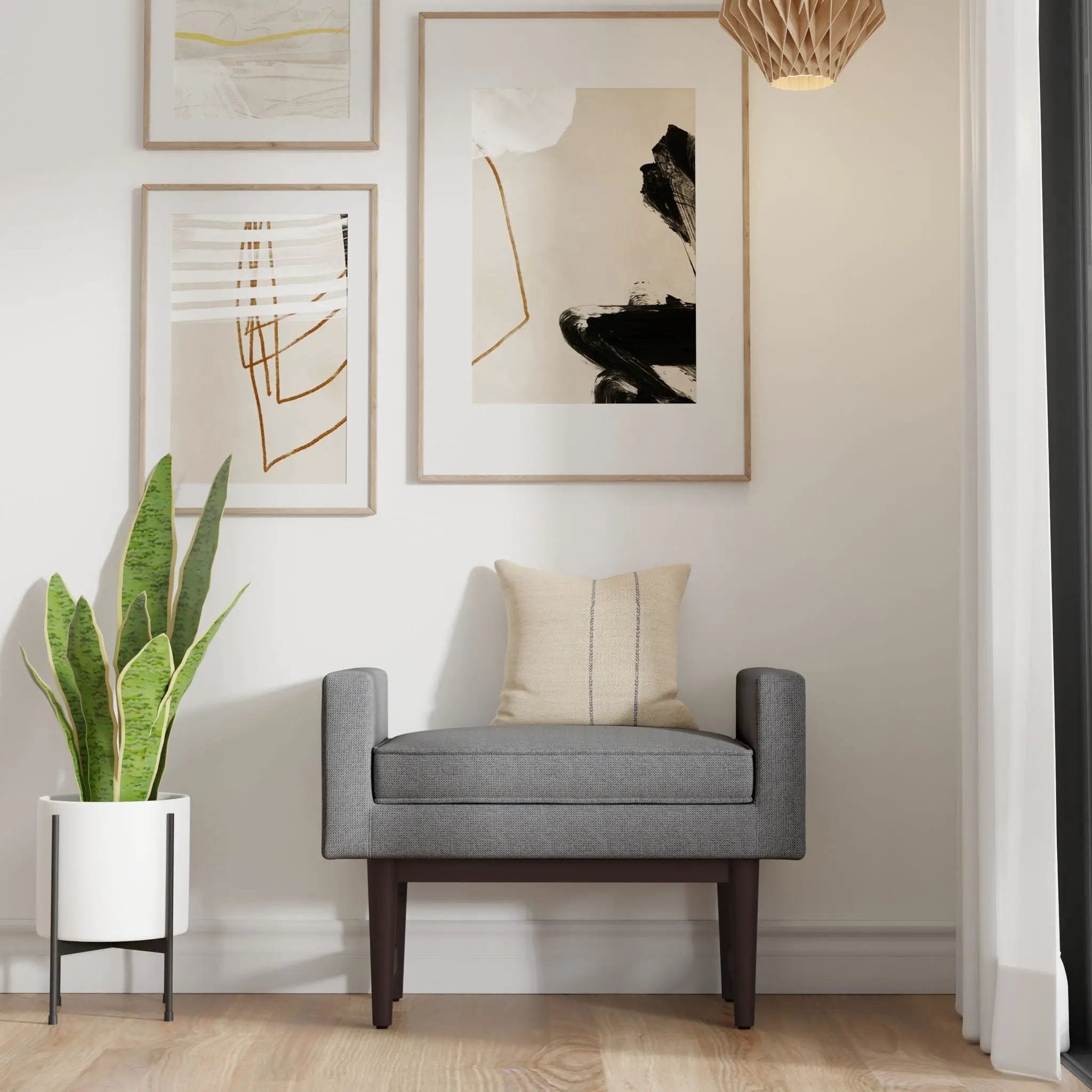 Scott - Upholstered Ottoman Bench by Unique Piece Furniture