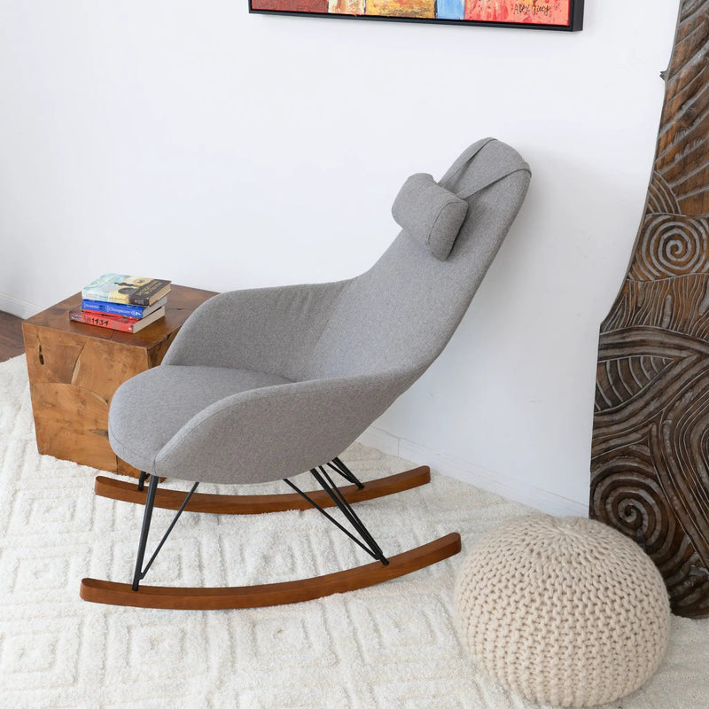 Chloe - Mid Century Modern Rocker Livingroom And Bedroom Chair by Unique Piece Furniture