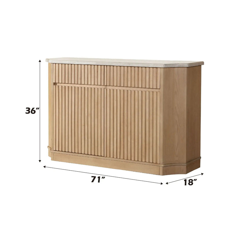 Qwin - Server - Natural Marble / Oak by HouseOfZazla