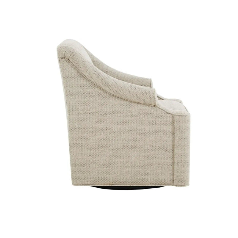 Justin - Swivel Glider Chair With 360 Degree Rotation - Tan by HouseOfZazla
