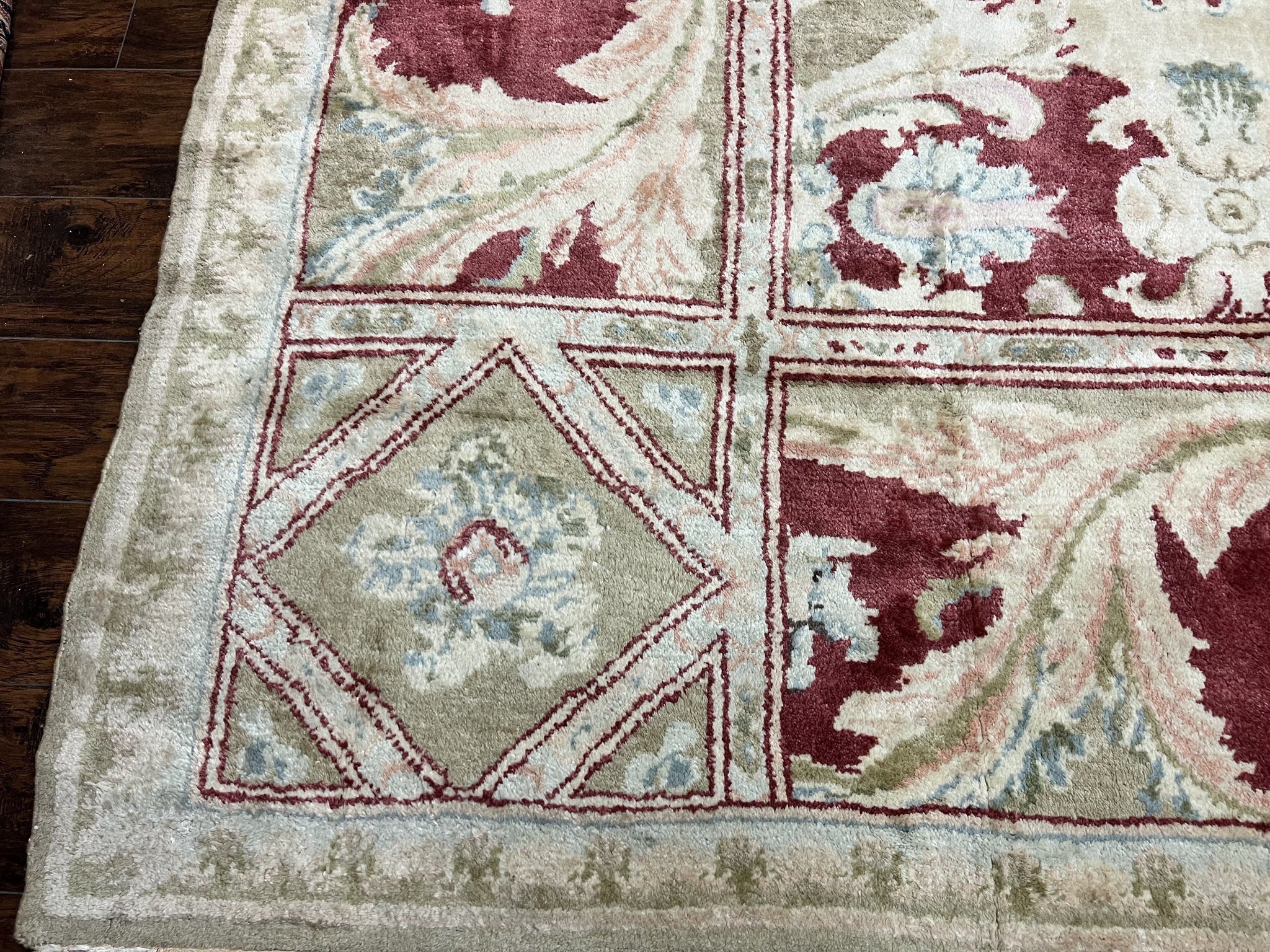 Large Egyptian Oushak Rug 12x21, Wool Handmade Vintage Carpet, Allover Pattern, Oversized 12 x 21 ft Traditional Rug by Jewel Rugs