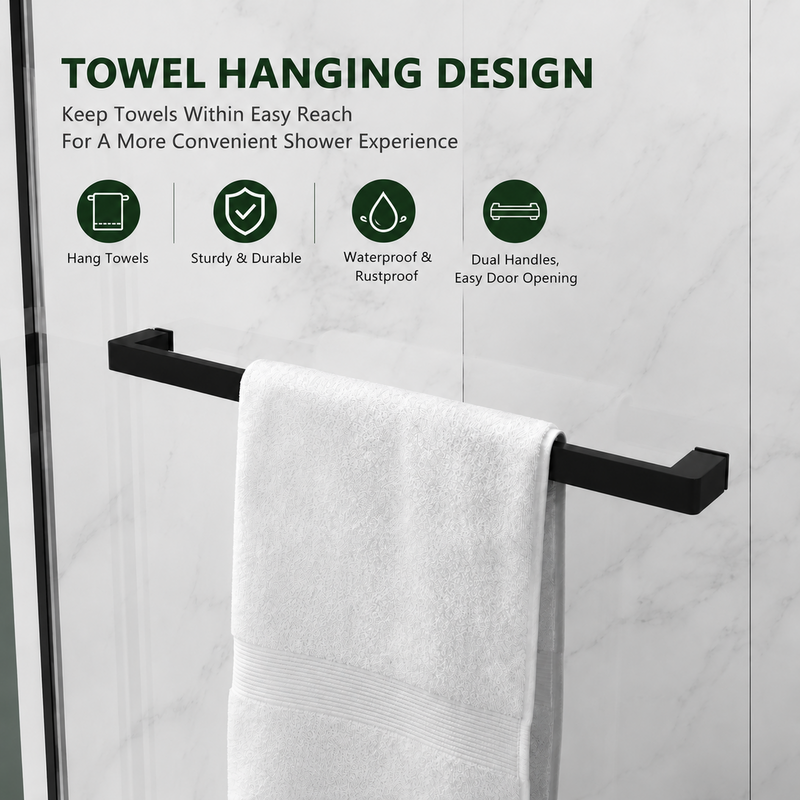 60 in. W x 72 in. H Semi-Frameless Sliding Shower Door by HouseOfZazla