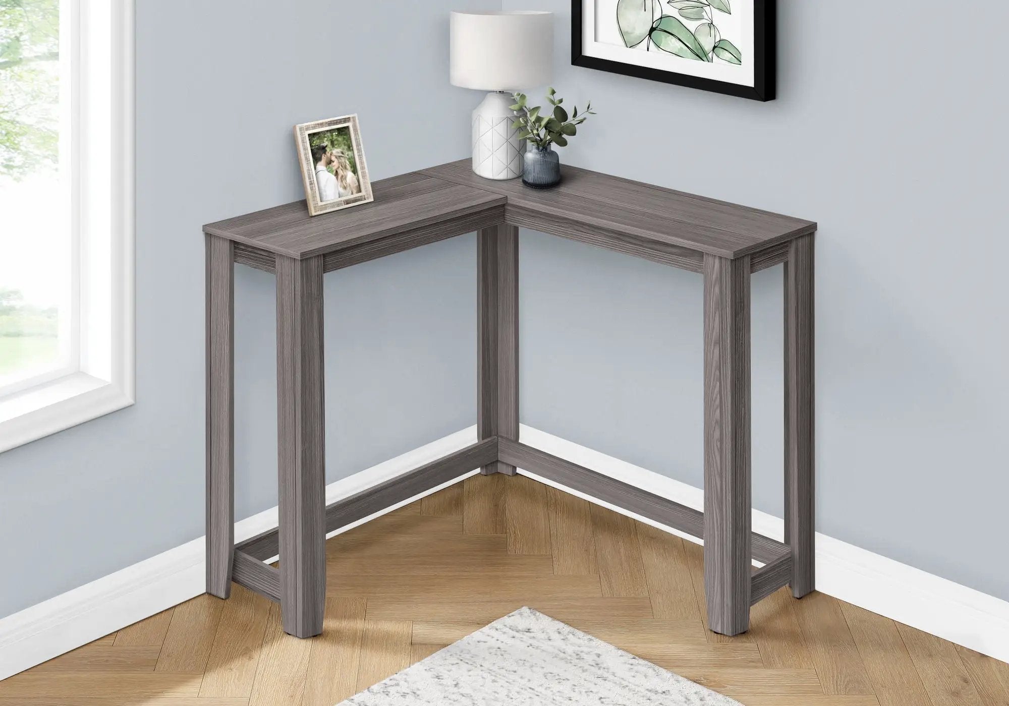 Corner Accent Console Table For Entryway, Unique Design Contemporary & Modern by Unique Piece Furniture