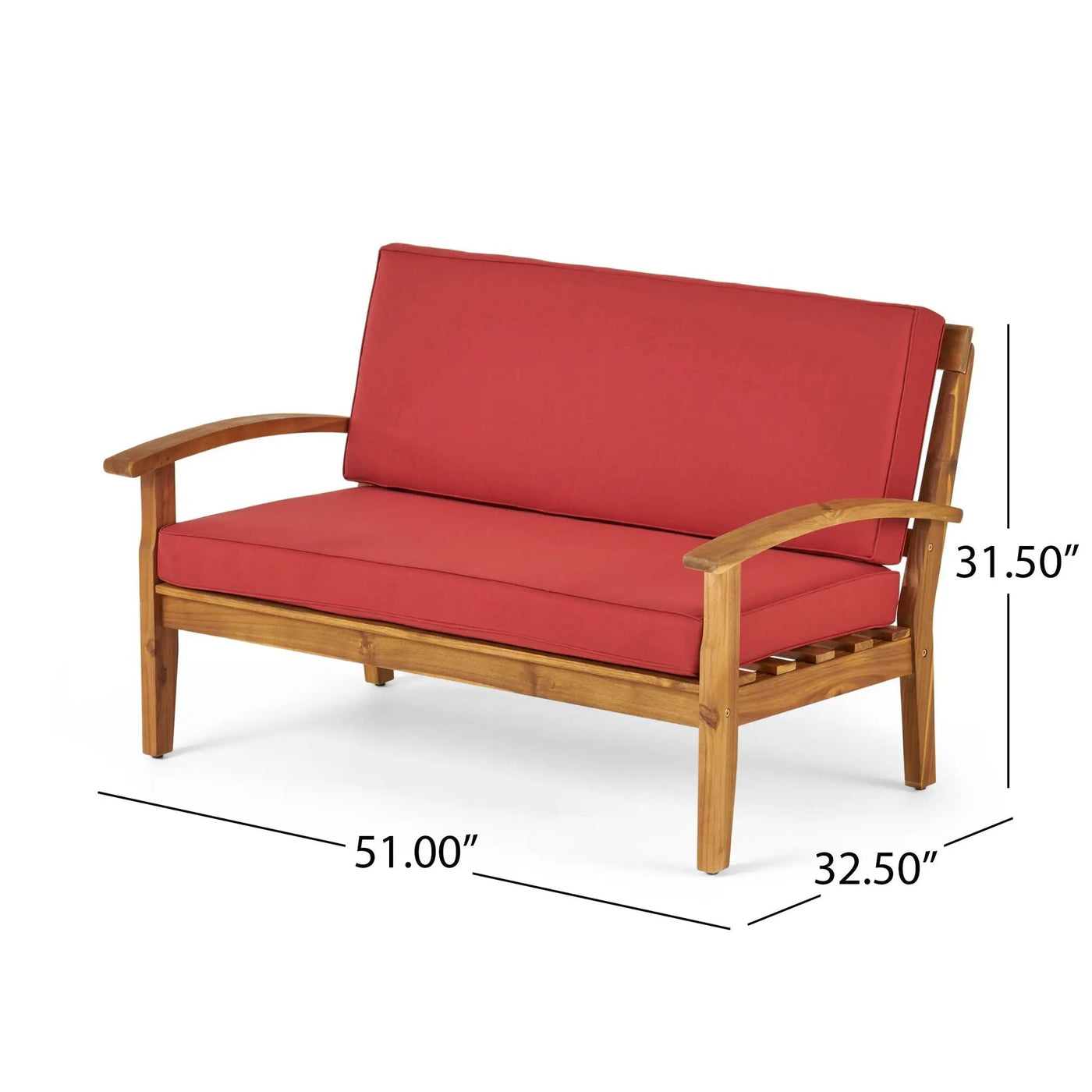 Outdoor Chat Set With Coffee Table and Loveseat by HouseOfZazla