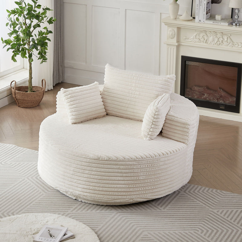 Swivel Chair With 360° Rotation For Living Room by HouseOfZazla