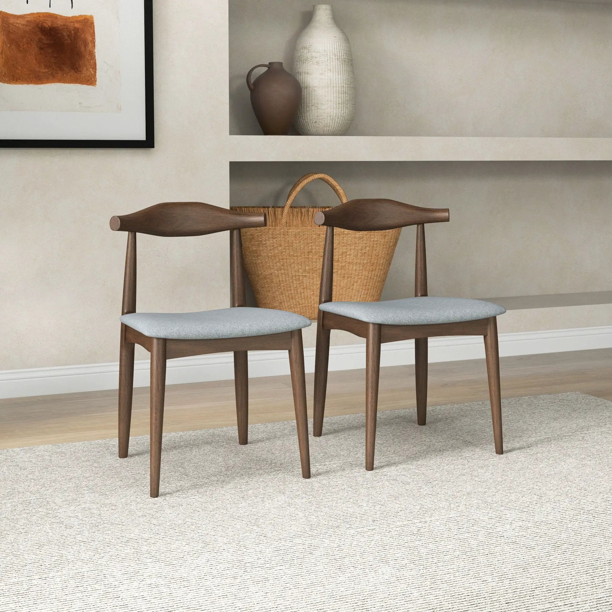 Brooklyn - Dining Chairs (Set of 2) - Gray by Unique Piece Furniture